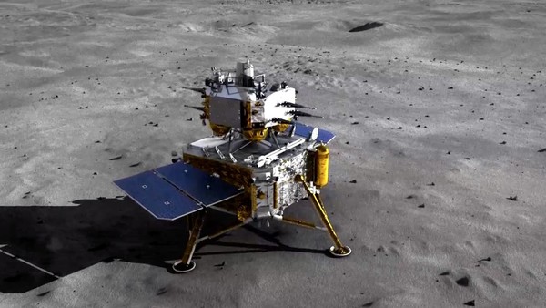 La sonda china Chang'e-5, que tiene como fin traer a la Tierra muestras de suelo y rocas lunares, aluniza con éxito » Ñanduti