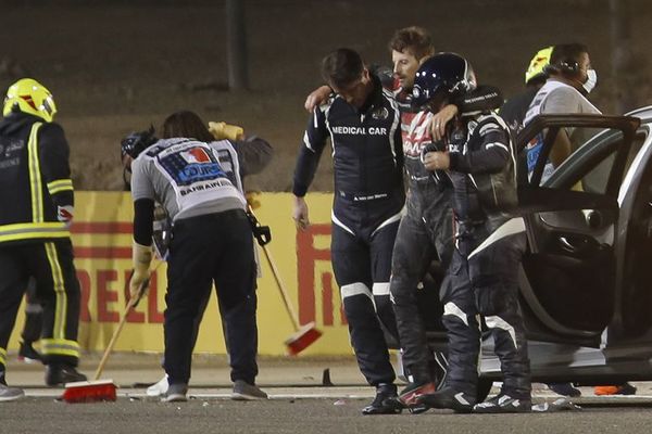 Grosjean debería abandonar el hospital el miércoles - Automovilismo - ABC Color
