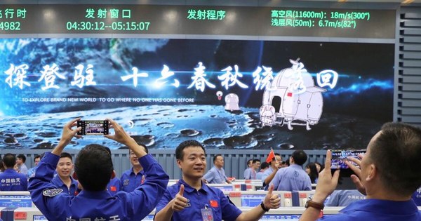 La Nación / Sonda china se posa en la Luna para recoger muestras de suelo