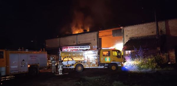 Se registró un incendio en carbonería de Areguá - Nacionales - ABC Color