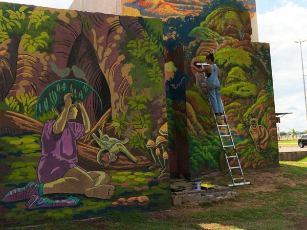 Premiado mural adornará desde mañana la Costanera