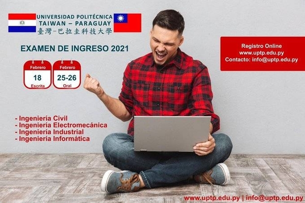 HOY / Universidad de Taiwán convoca a jóvenes que quieran estudiar Ingeniería en el 2021