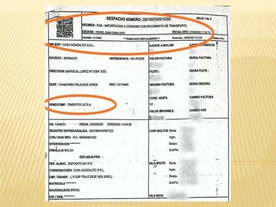 Empresa niega que carga de cemento ingresada fuera ilegal