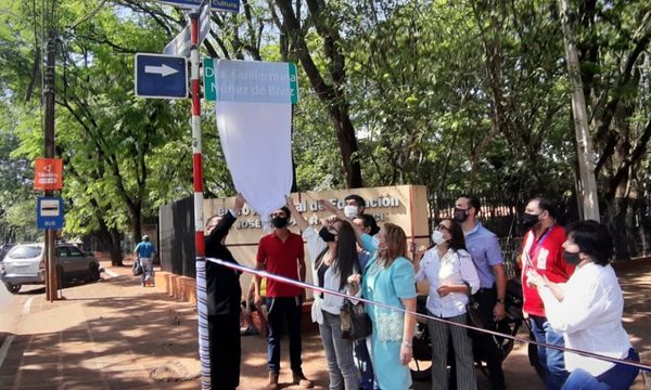Calle pasa a llamarse oficialmente “Dra. Guillermina Núñez de Báez” – Diario TNPRESS