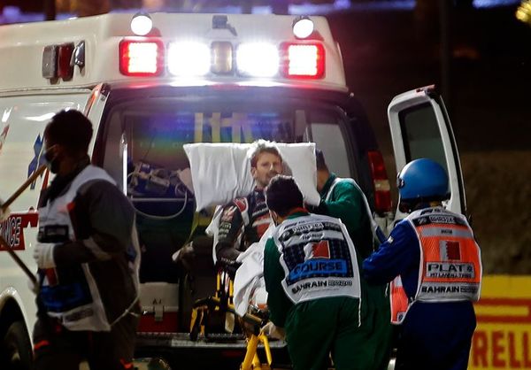 Grosjean abanondó el hospital tres días después del accidente - Automovilismo - ABC Color