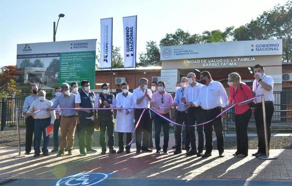 Mario Abdo inaugura puestos sanitarios en Alto Paraná