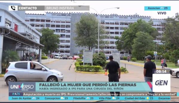 HOY / Bruno Insfrán, concuñado de Alicia Alonzo, la joven fallecida tras la amputación de sus piernas en el IPS
