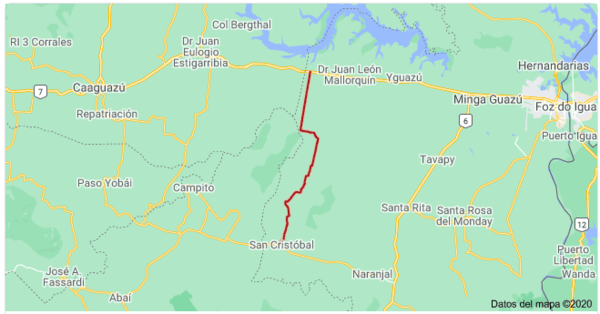 Instan al MOPC a asfaltar ruta que conecta San Cristóbal con O´Leary