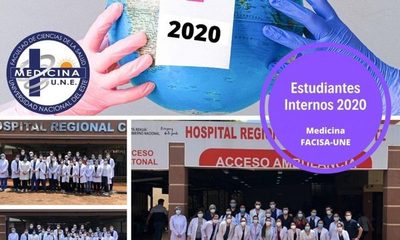 Estudiantes de la UNE culminan con éxito actividades hospitalarias en pandemia