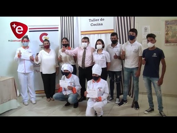 DE MANERA EXITOSA, ESTUDIANTES CULMINAN CURSO DE COCINA EN LA ESC. TALLER MUNICIPAL
