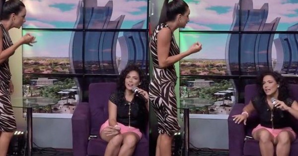 La Nación / Helem Roux atropella programa en vivo y estalla contra Navila Ibarra: “Siempre fuiste mala amiga”