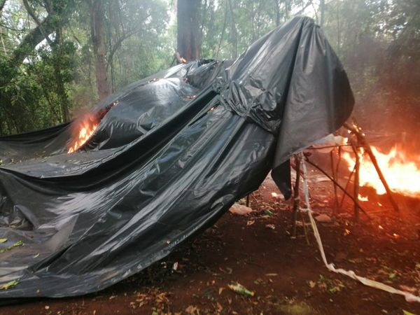 Destrucción de 40 toneladas de marihuana en Parque San Rafael