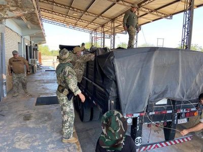 Senad incauta carga de cocaína entre bolsas de cemento de origen boliviano