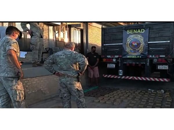 Incautan 114 kg de cocaína en el Chaco