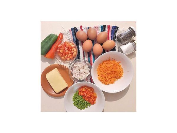Muffins de huevo y verduras