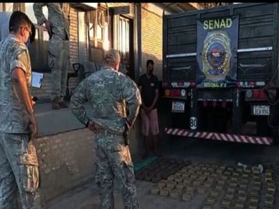 Incautan 114 kg de cocaína en el Chaco