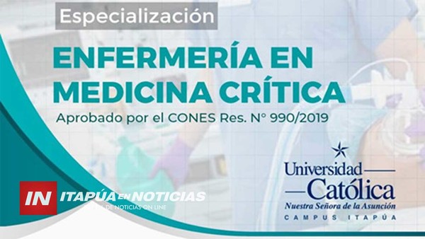 HABILITAN ESPECIALIZACIÓN EN MEDICINA CRÍTICA DIRIGIDA A PROFESIONALES ENFERMEROS