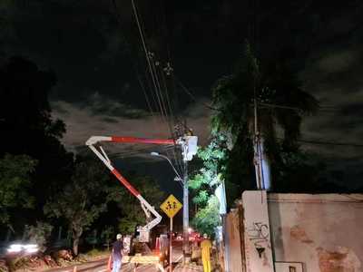 Tormenta de anoche afectó a 3 mil usuarios de la ANDE - Megacadena — Últimas Noticias de Paraguay