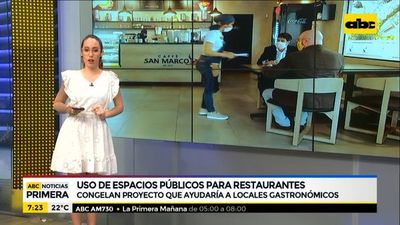 Congelan proyecto que ayudaría a locales gastronómicos - ABC Noticias - ABC Color