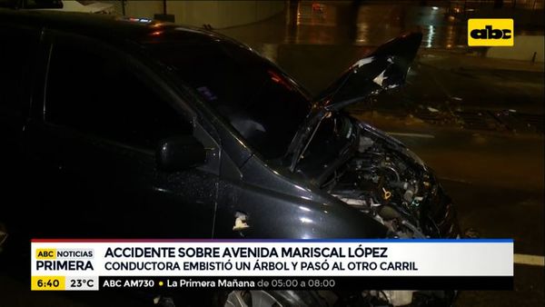 Accidente sobre la avenida Mariscal López - ABC Noticias - ABC Color