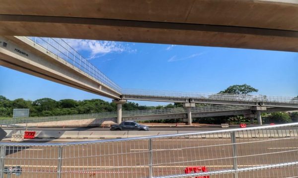 Ruta PY02:Habilitan pasarela peatonal en Nueva Londres, Caaguazú