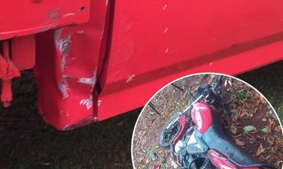 Motociclista muere al atropellar una camioneta