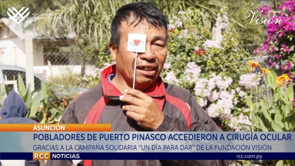 Pacientes no videntes de Puerto Pinasco recibieron cirugías gratuitas