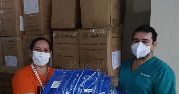 La Nación / Concepción: región sanitaria distribuirá más de 13.000 batas a USF