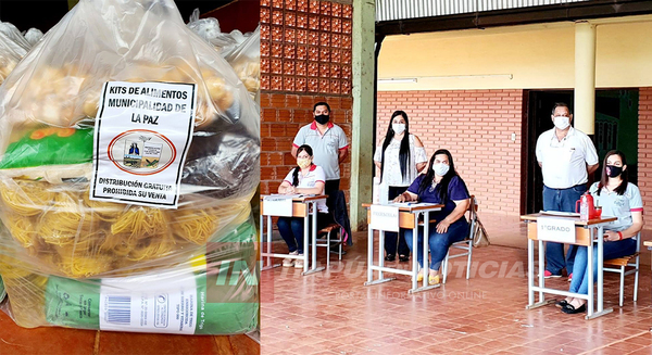 MUNICIPALIDAD DE LA PAZ CUMPLE CON SÉPTIMA ENTREGA DE VÍVERES A FAMILIAS DE ESCOLARES.