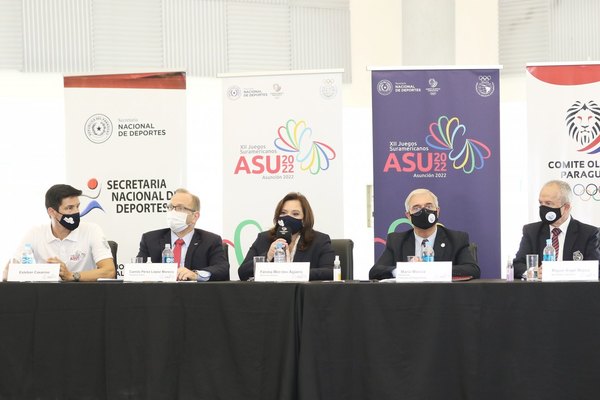 Autoridades, satisfechas con avances para los Suramericanos Asunción 2022