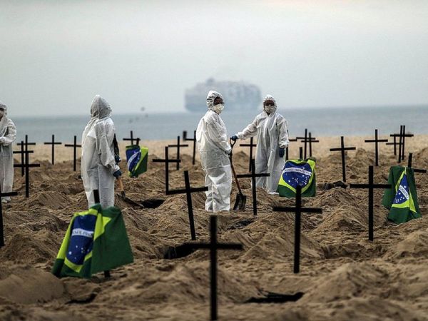 Covid-19: Brasil supera las 175.000 muertes y roza los 6,5 millones de casos