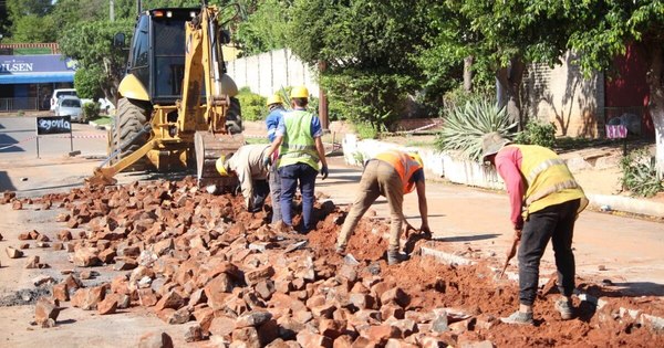 La Nación / Avanzan las tareas de alcantarillado