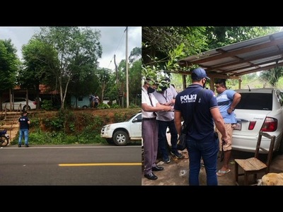 TRAS ALLANAMIENTO, INCAUTAN VEHÍCULO Y ARMA EN SAN PEDRO DEL PARANÁ