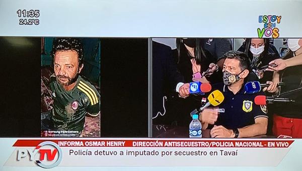 Detienen en Tava'i a líder de secuetradores de ganadero brasileño | .::Agencia IP::.