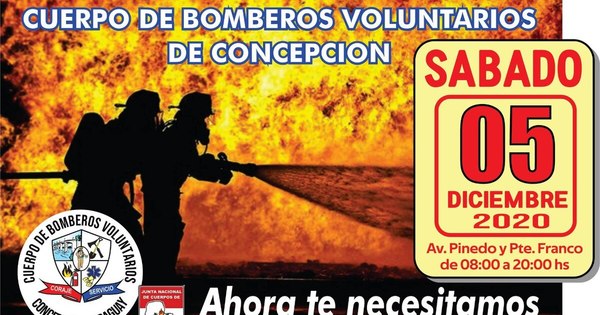 La Nación / Bomberos voluntarios de Concepción harán su colecta anual este sábado