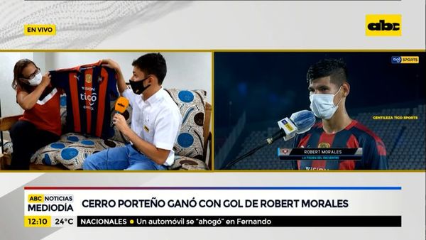 “Ahora toda la familia es cerrista”. La alegría de la mamá de Robert Morales tras el clásico - ABC Noticias - ABC Color