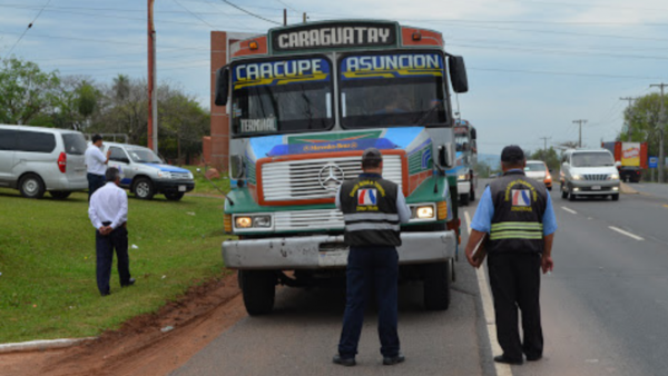 Dinatran no liberará servicios especiales de buses a Caacupé