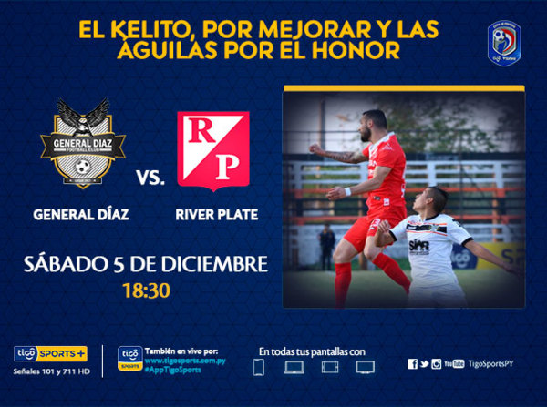 General Díaz recibe a River Plate en el Nido