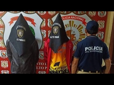Dos detenidos en investigación por doble homicidio en Minga Guazú