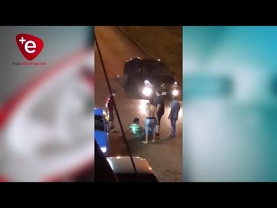 DESCONTROL DE MOTOQUEIROS LUEGO DEL CLÁSICO DEJA UNO DE ELLOS EN EL HOSPITAL.