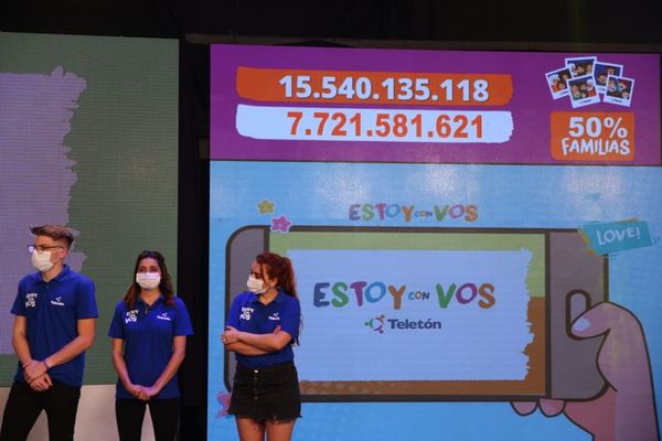 Teletón: Todavía lejos de la meta, instan a donar para garantizar asistencia a 2.000 familias - Nacionales - ABC Color