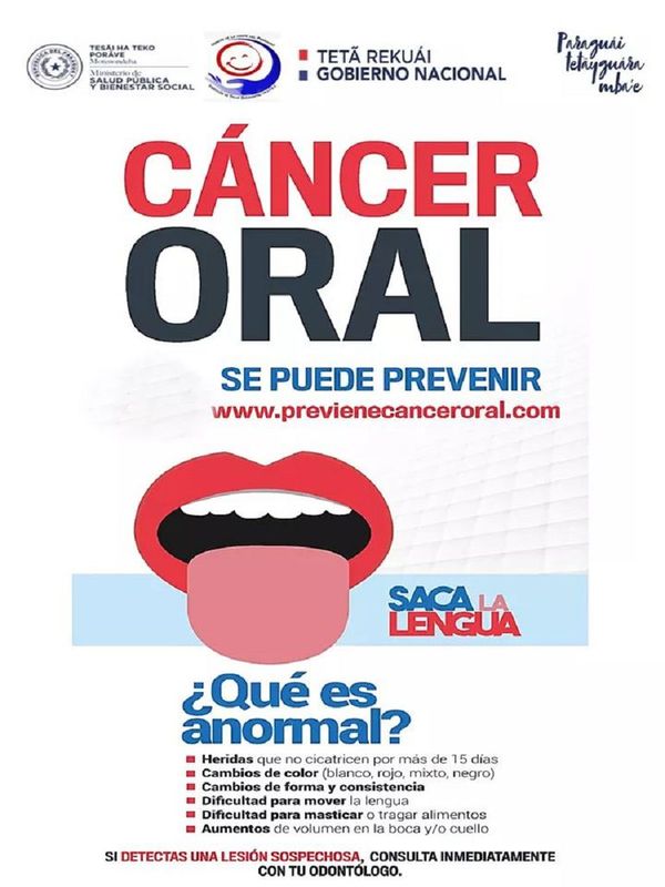 Cáncer oral: un mal que puede prevenirse - Nacionales - ABC Color