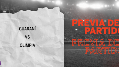 Por la Fecha 9 se enfrentarán Guaraní y Olimpia