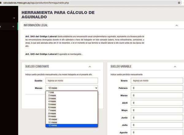 Aguinaldo es inembargable y se debe denunciar el incumplimiento de pago - Nacionales - ABC Color