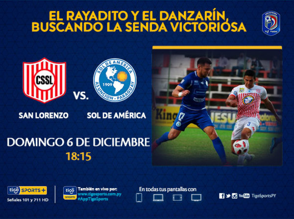 San Lorenzo y Sol de América, con obligación de ganar