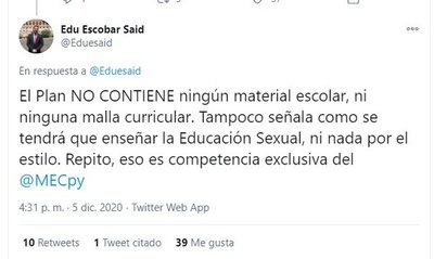 Punto por punto, viceministro de Protección Integral refuta críticas al Plan Nacional de Niñez - Nacionales - ABC Color