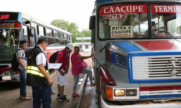 Estrictos controles de Dinatran camino a la Villa Serrana