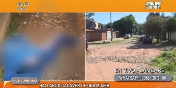 Hallan cuerpo de mujer en barrio de Lambaré