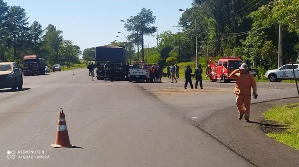 Itapúa: obrero fallece arrollado por un camión