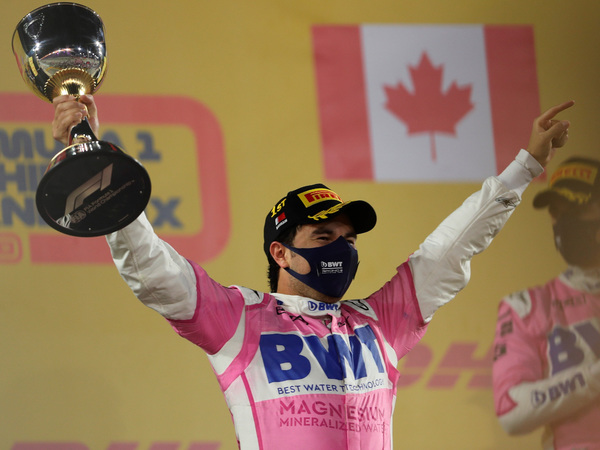 Sergio Pérez gana la segunda carrera de Baréin